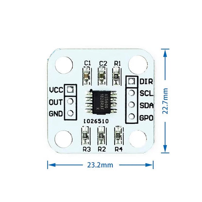 AS5600 Magnetic Encoder Sensor Module 12-Bit High Precision Angle Measurement