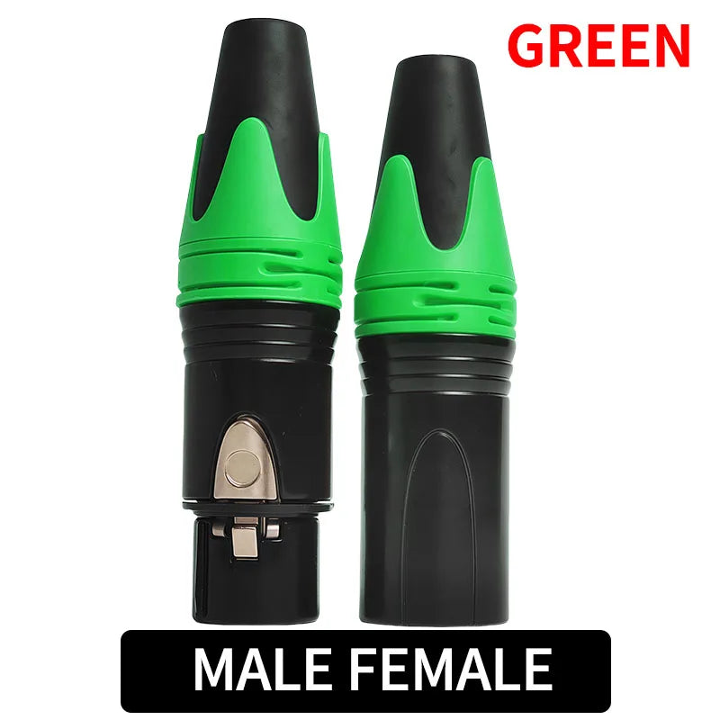 3 Pin XLR Male to Female Adapter Connector Mic Audio Plug Converter for Microphone Mixer Amplifier Sound Equipment