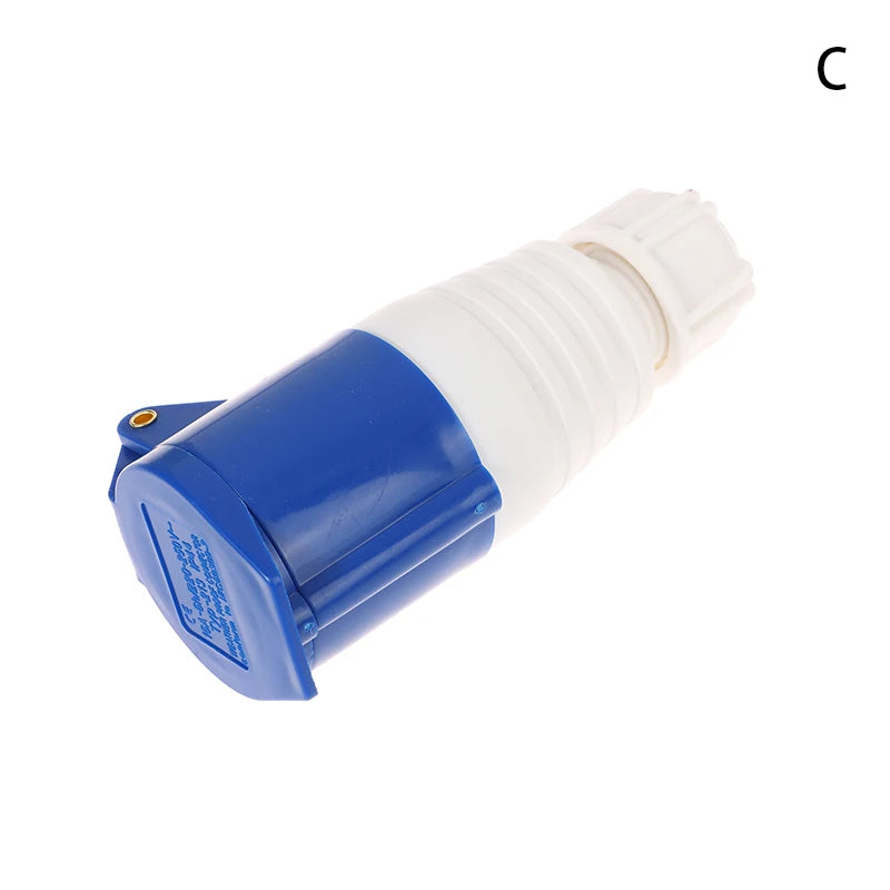 IP44 220V 16A Industrial Waterproof 3 Pin Plug & Socket Connector