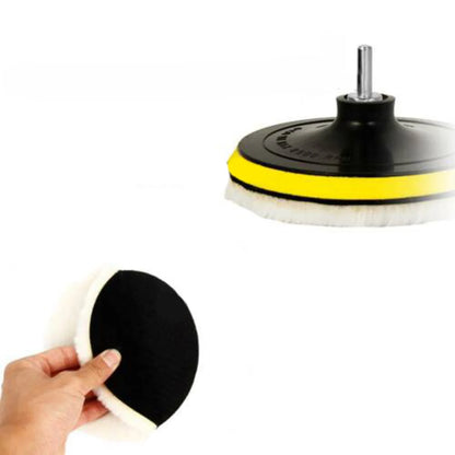 Convenient Useful Polishing Pad kit Polisher Buffing Furniture Glass Grinding Mop Plate Set Tools Vehicle Wheel