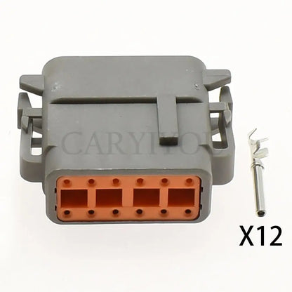 12 Pin Deutsch DTM04-12P DTM06-12S Waterproof Connector DJ71210Y-1 with Pins Male Female