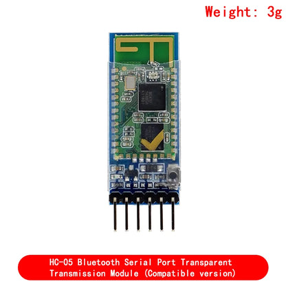 HC-05 HC-06 Bluetooth Serial Module Master-Slave 6Pin/4Pin Wireless Pass-Through for Arduino