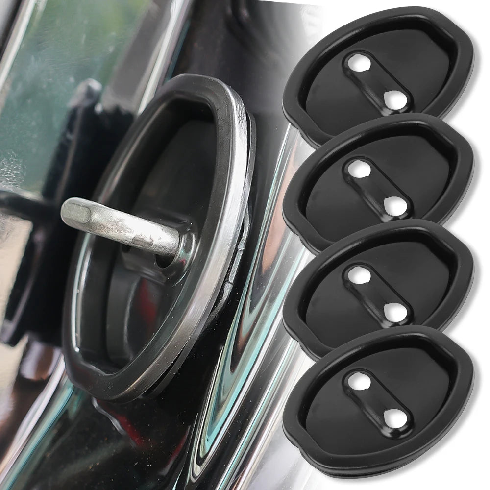 Universal Car Door Shockproof Silicone Cushion – Mute Shock Absorber Protective Cover for Door Latch (8/1PCS)