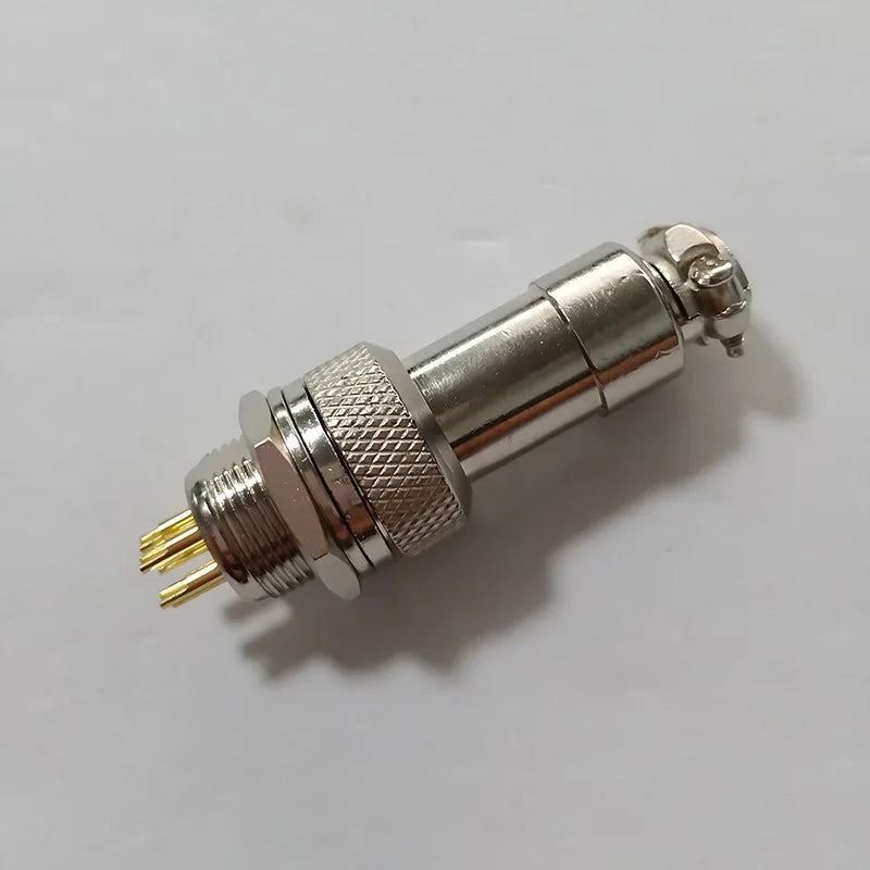 Gold Plated GX16 Circular Aviation Connector 2-9Pin Male & Female Docking Electric Wire Plug