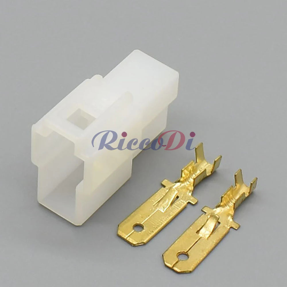 2 Pin 6.3mm Waterproof Connector DJ7021-6.3-11/21 for Motorcycle E-Bike Car Wiring Harness