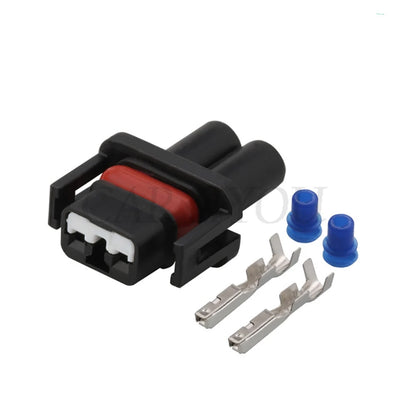 2-Pin AC Solenoid Valve Connector DJ70216Y-1-21 Automotive Air Conditioner Wiring Harness Plug