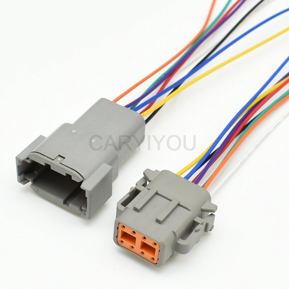 DTM04-8P / DTM06-8S Deutsch DTM Series 8-Pin Waterproof Connector — Automotive Plug with Terminals