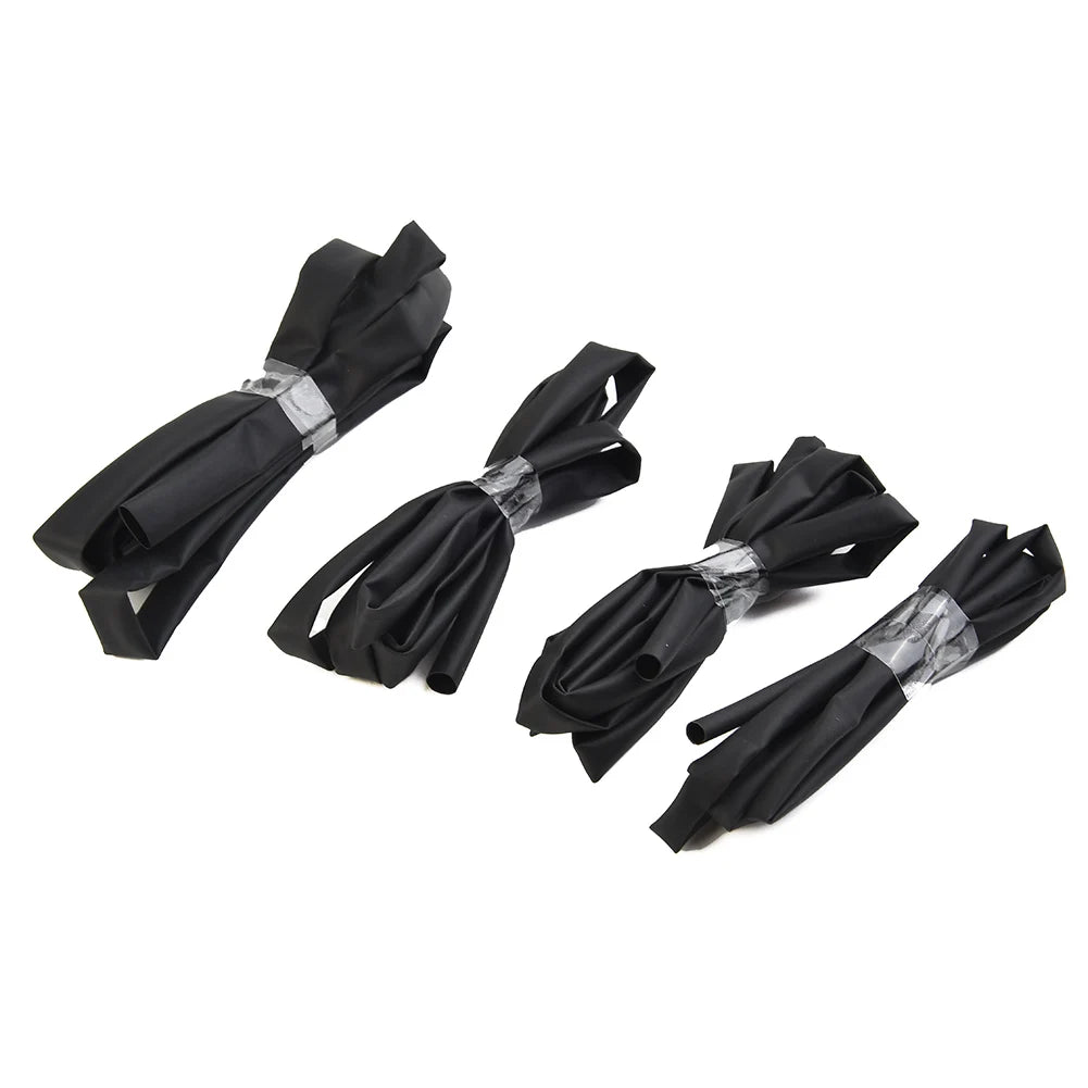 Set of 4 Heat Shrink Tubes for Electrical Wiring Each 1 Meter Sizes 3mm 4mm 5mm 6mm Used for Insulation and Repair