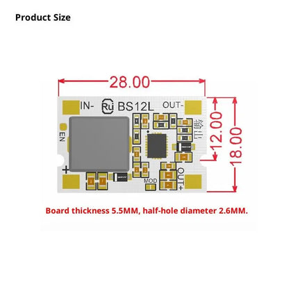 1Pcs For Electronic Device 2.7-11V To 5V/12V 10A Mini Step-Up Board DC-DC Boost Converter Module With Short Circuit Protection