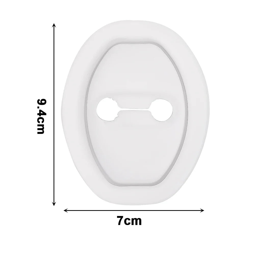 Universal Car Door Shockproof Silicone Cushion – Mute Shock Absorber Protective Cover for Door Latch (8/1PCS)