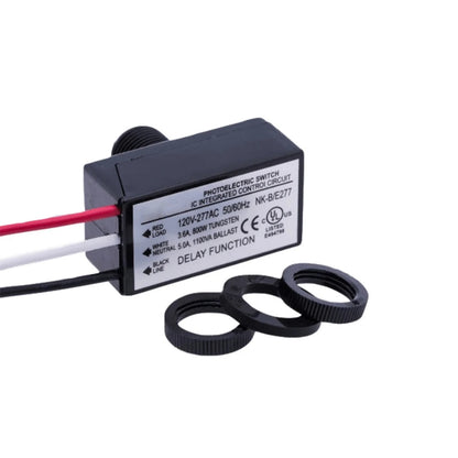 For Outdoor Lighting Photoelectric Sensor Switch 2PCS Dusk to Dawn 120 277V Weather Resistant for Hardwired Lamp Posts
