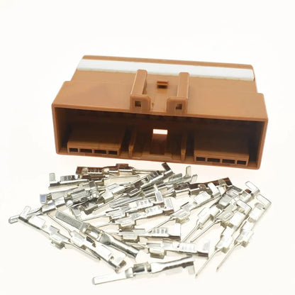 936098-4 / 936133-3 Automotive 26-Pin Unsealed ECU Wiring Connector — Male & Female with Terminals