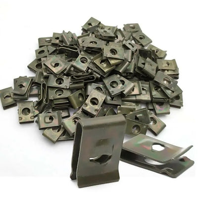 Car U-Type Metal Screw Fastener Clips Anti-Rust Bumper