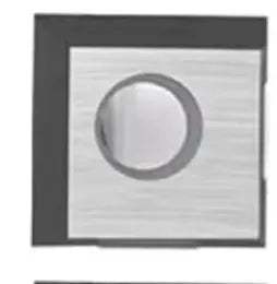 10pcs Carbide Inserts 14.27x14.27x2.0mm-50° Carbide Blade Cutter Replacement Aspirer Blade With Plastic Storage Box