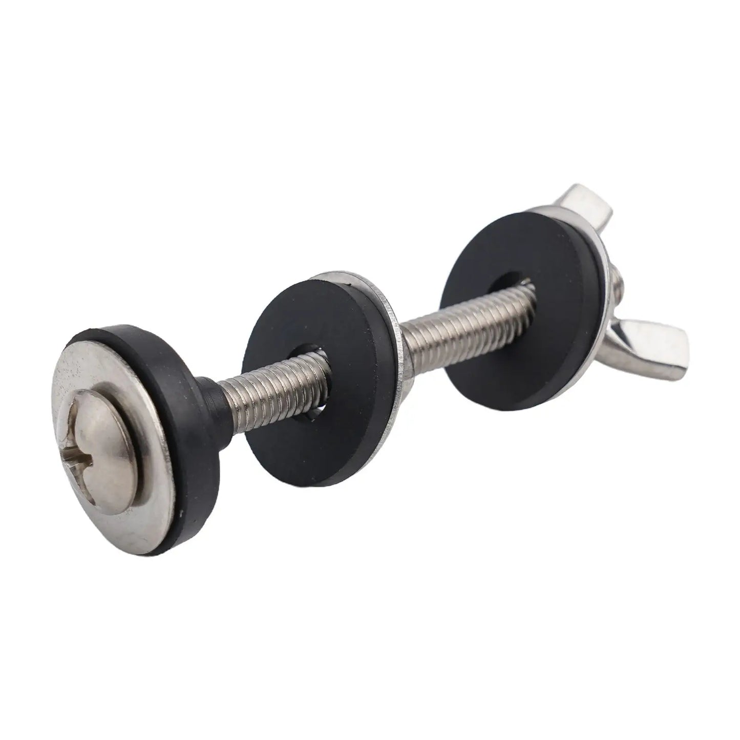 Bathroom Screws Bolts Stainless Steel Toilet Tank Bolt Reliable Support Split Washer 2pcs Bowl Bolt Kit Easy Installation