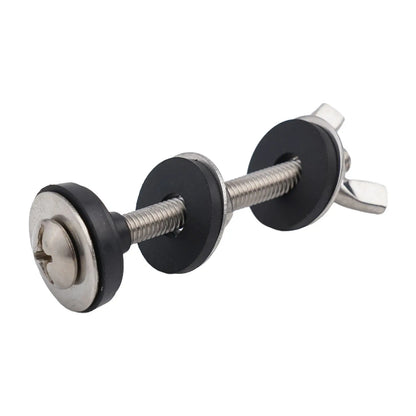 Bathroom Screws Bolts Stainless Steel Toilet Tank Bolt Reliable Support Split Washer 2pcs Bowl Bolt Kit Easy Installation