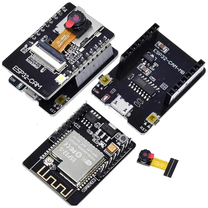 ESP32-CAM WiFi Bluetooth Development Board with OV2640 Camera and CH340 USB Interface