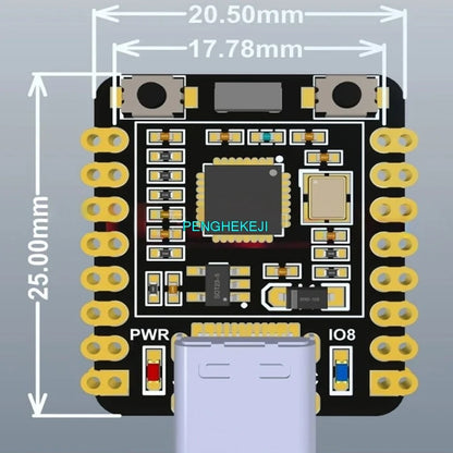 ESP32-C3 SuperMini Development Board with 0.42" OLED Module and Ceramic Antenna WiFi Bluetooth