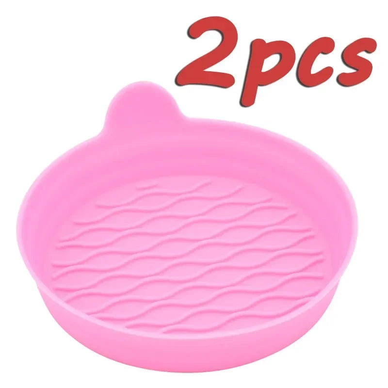 Non-Slip Car Coaster Universal Silicone Mat for Car Water Cup Auto Anti-Slip Cup Pad Drink Holder Mat Decoration Accessories