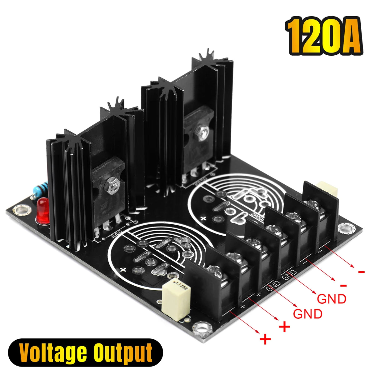 Schottky Rectifier Power Supply Board 120A for DIY Speaker Amplifier