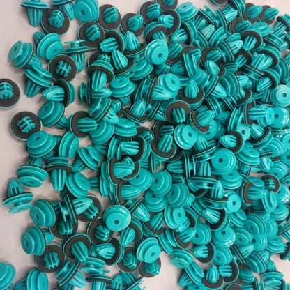 Green Nylon Retaining Clip for Toyota Bumper &amp; Door — Auto Vehicle Retainer Fastener Rivet 20/40pcs