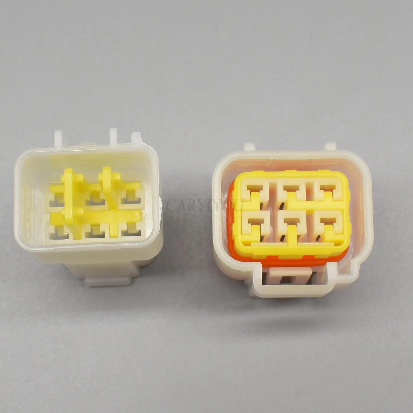 6-Pin Furukawa Waterproof Connector FW-C-6M-B / FW-C-6F-B — FW Series Sealed Automotive Wiring Plug