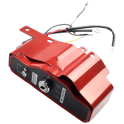 Engines Generator Pump Ignition Switch 168F/170F 188F/190F 20.5 X 7 Cm/8.07 \\\\\\\"x 2.76\\\\\\\" Iron Red+black Brand New