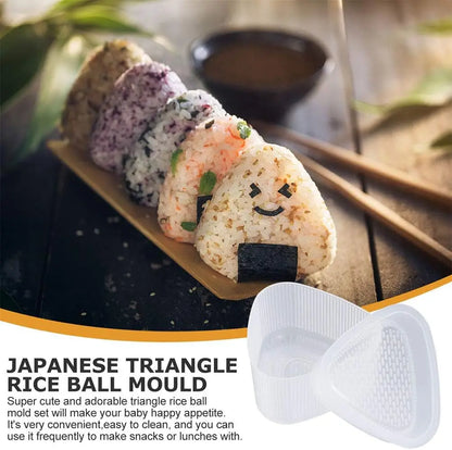 DIY Sushi Triangle Mould Onigiri Rice Ball Maker Sushi Tool
