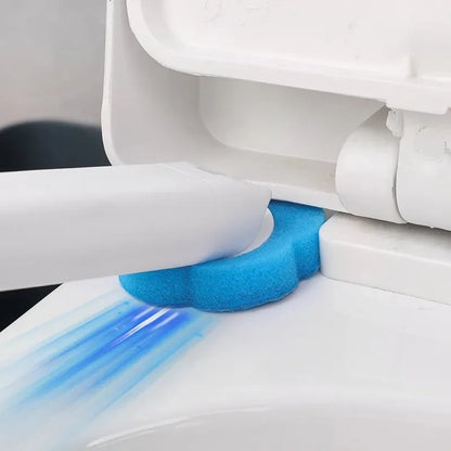 6/60PCS Disposable Toilet Brushes Heads Set Dissolving Deodorization Sponge Cleaning Pads Home Bathroom Cleaning Accessories