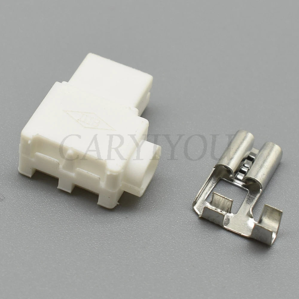 1 Pin 6.3mm Flag Female Connector 176497-1 DJ7019-6.3-21 Spring Nylon Sheath Wiring Harness