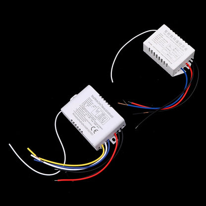 220V RF433 1/2/3/4 Ways Digital Remote Control Light Switch Wireless ON OFF Switch For Light Bulb Chandelier
