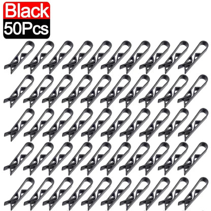 2-50pcs Waste Basket Can Fixation Clip Rubbish Bag Clips Practical Garbage Bag Anti-Slip Holder Clamp Snack Bag Sealing Tools
