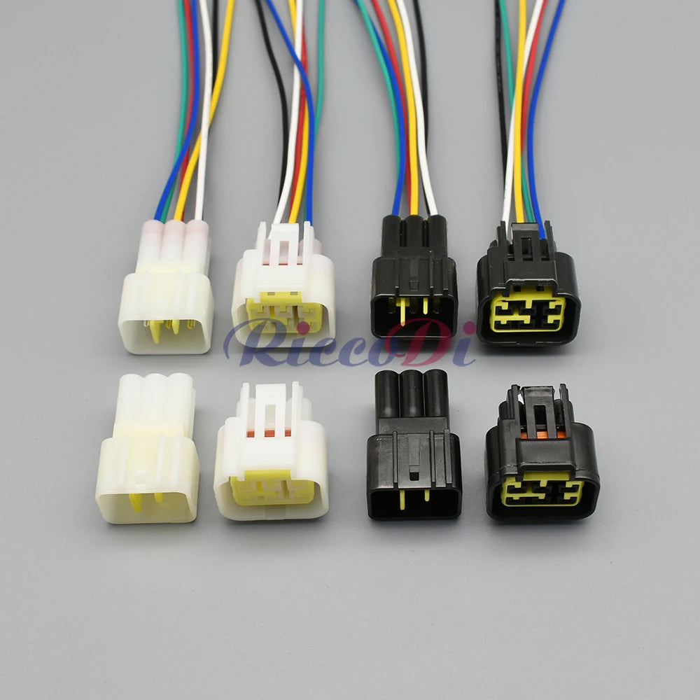 6-Pin Furukawa Waterproof Connector FW-C-6M-B / FW-C-6F-B — FW Series Sealed Automotive Wiring Plug