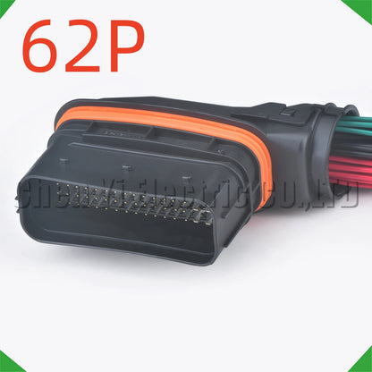 62 Pin Automotive Connectors Engine ECU DCU Computer Board Wire Harness Plug 1-1418883-1 2-1418883-1 for Volvo Trucks DH4 D13CT