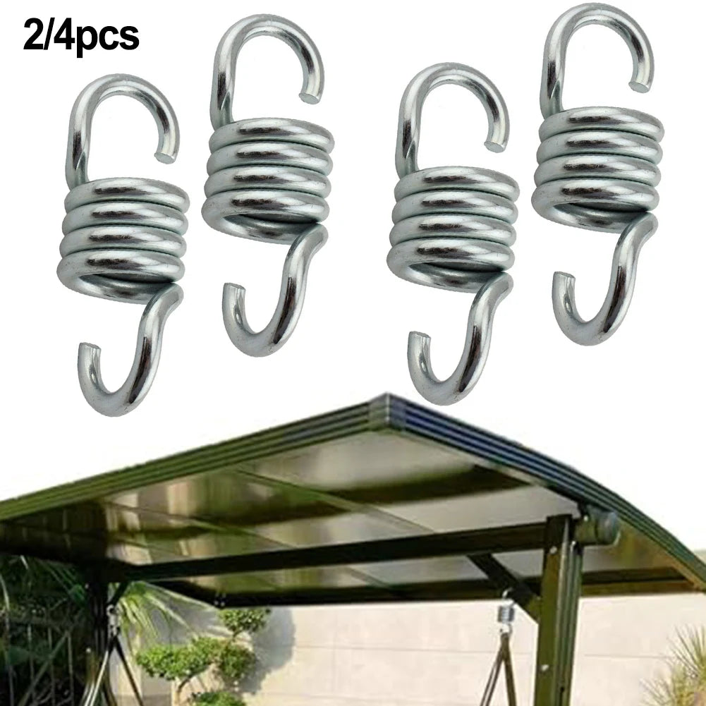 Steel Swing Springs Heavy Duty Swing Hangers For Porch Swings Uniform Suspension Easy Installation Premium Spring Steel