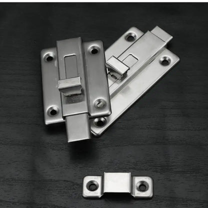 New Self-Elastic Latch Security Bolt Latch Anti-theft Spring Latches Stainless Steel Cabinet Hinges Furniture Supplies Hardware