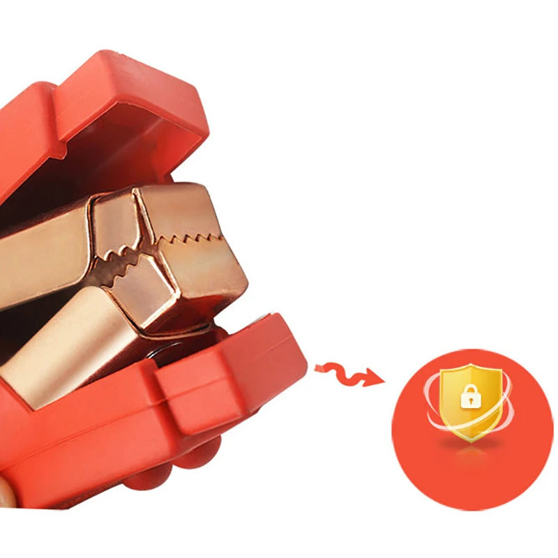 1set 12V Emergency Lead Cable Battery Alligator Clamp Clip Car Jump Starter Connector