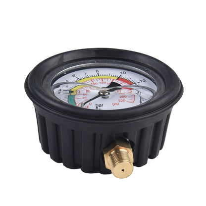 0–220psi Car Tire Air Pressure Gauge for Inflator Pump, Tire Repair Tool with 11mm & 13mm Thread Diameter