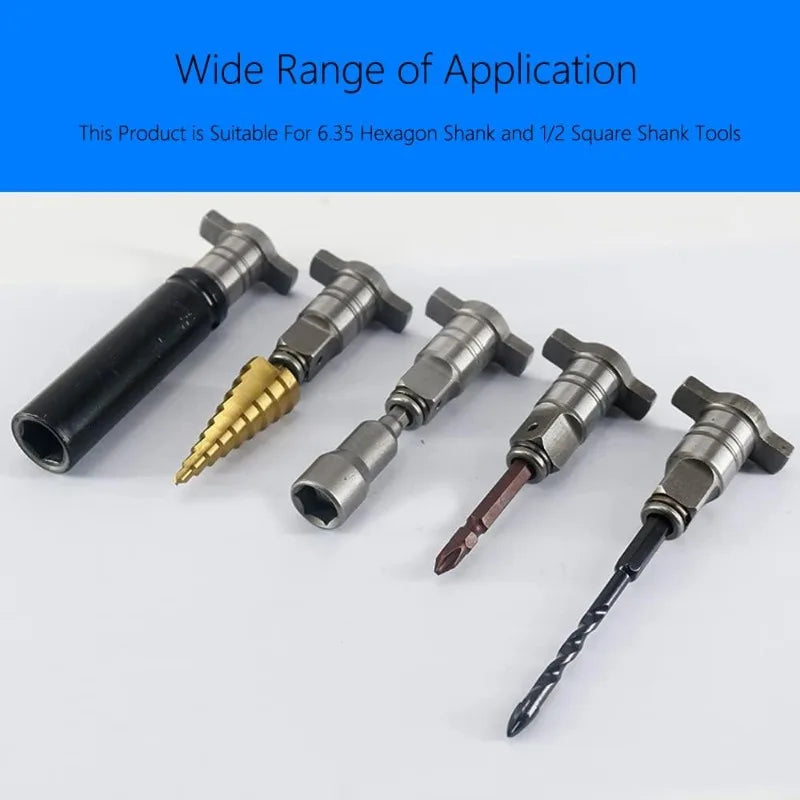 3/1PCS Electric Wrench Adapter Multifunctional Square Head T-shaft Electric Brushless Impact Wrench Shaft Power Tool Accessory