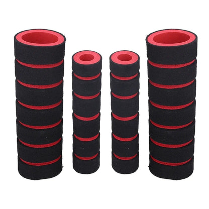 4PCS/SET Bicycle and Motorcycle Handlebar Foam Sponge Grip Cover Universal Anti-slip Soft Handlebar Modification Accessories