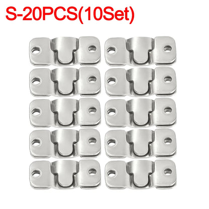 Picture Frame Hooks Stainless Steel Wall Hanger 30/2PCS