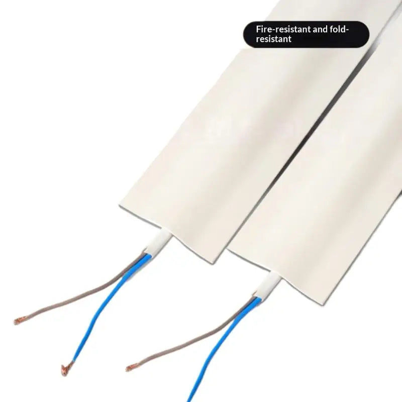 PVC Self-Adhesive Wire Protection Strip Cable Cover Protector 1M 3M Wear-Resistant Wall and Floor Wire Organizer
