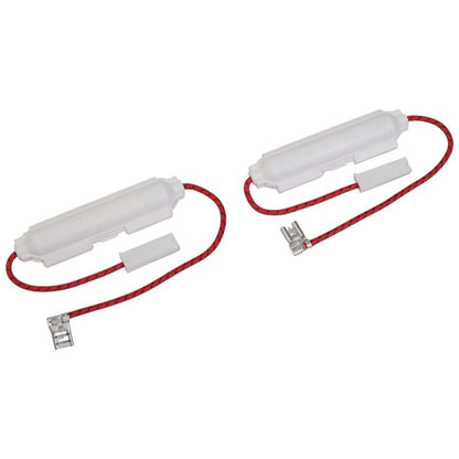 Microwave Oven Fuse Holder with 5KV High Voltage Fuses 0 65 to 0 9A Current Range Includes 2 Replacement Pieces