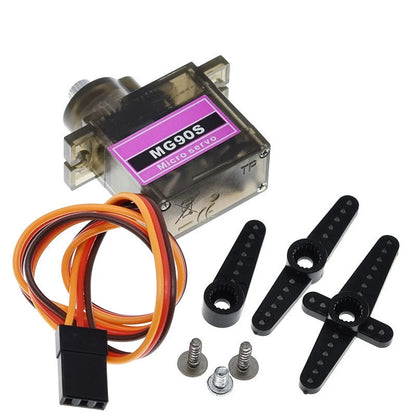 MG90S 9g Digital Servo with Plastic Gears for RC Helicopter, Plane, Boat, and Car