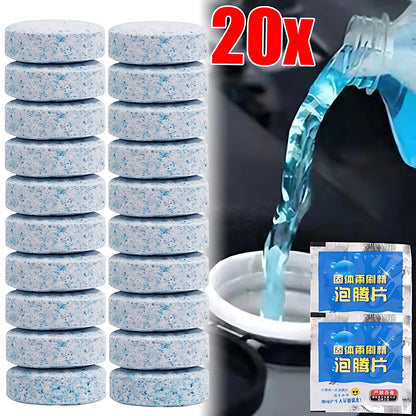 Car Windshield Cleaner Tablets Effervescent Glass Cleaning Tablets 300/10pcs