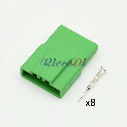 DJ7081AC-0.6-11 / DJ7081AC-0.6-21 Automotive 8-Pin Connector — Male Female Electrical Wiring Harness Socket