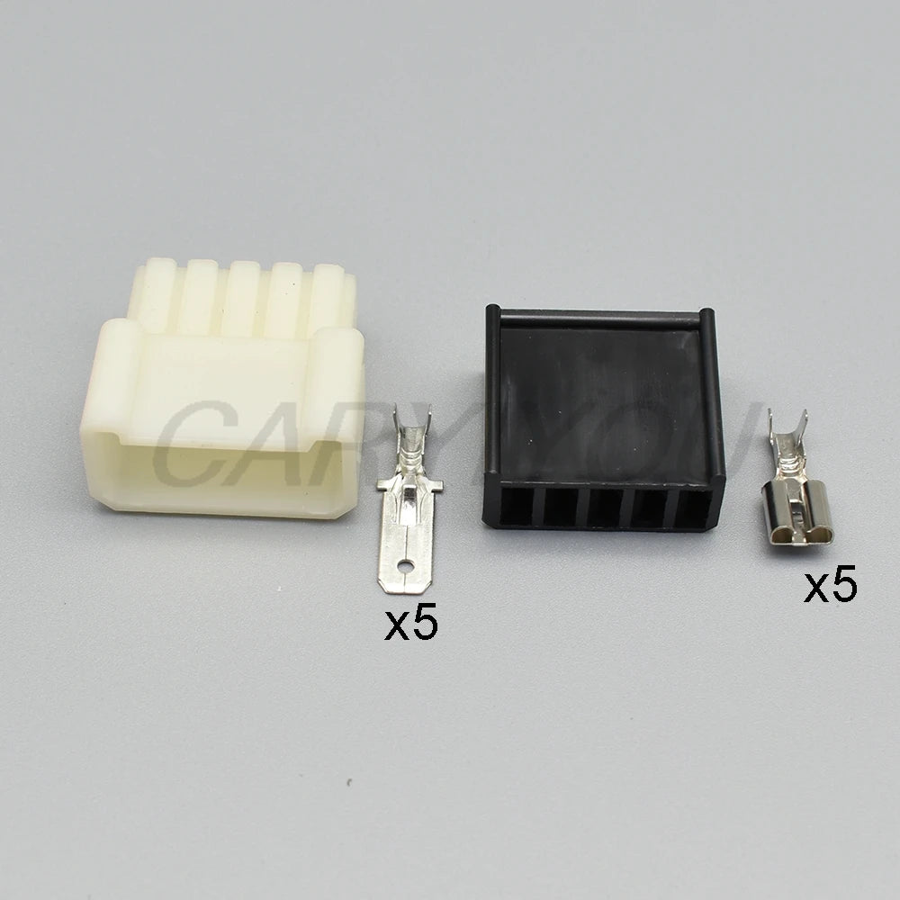 5-Pin Citroen Glass Lift Switch Connector DJ7051-6.3-11 Male Plug PA66 High Current