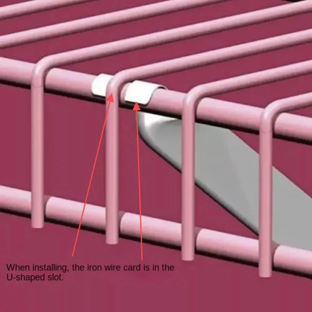 3 Pack Metal For Wire Shelf Support Brackets for Closets Built to Provide Strong Support with Enhanced Load Capacity