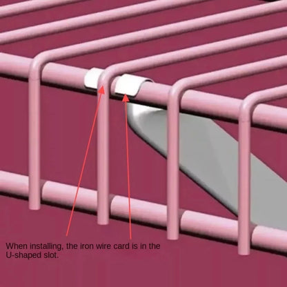 3 Pack Metal For Wire Shelf Support Brackets for Closets Built to Provide Strong Support with Enhanced Load Capacity
