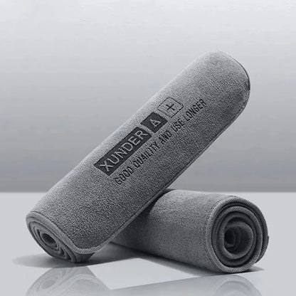 New High-end Microfiber Car Wash Towel Soft Drying Cloth Car Body Towels Double Layer Plush Thicken Water Absorption Car Rag
